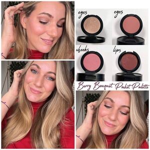 Younique Pink and Brown Eyeshadow Palette Berry Bouquet